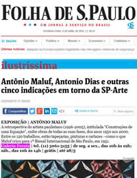 Folha de São Paulo - Abril de 2016